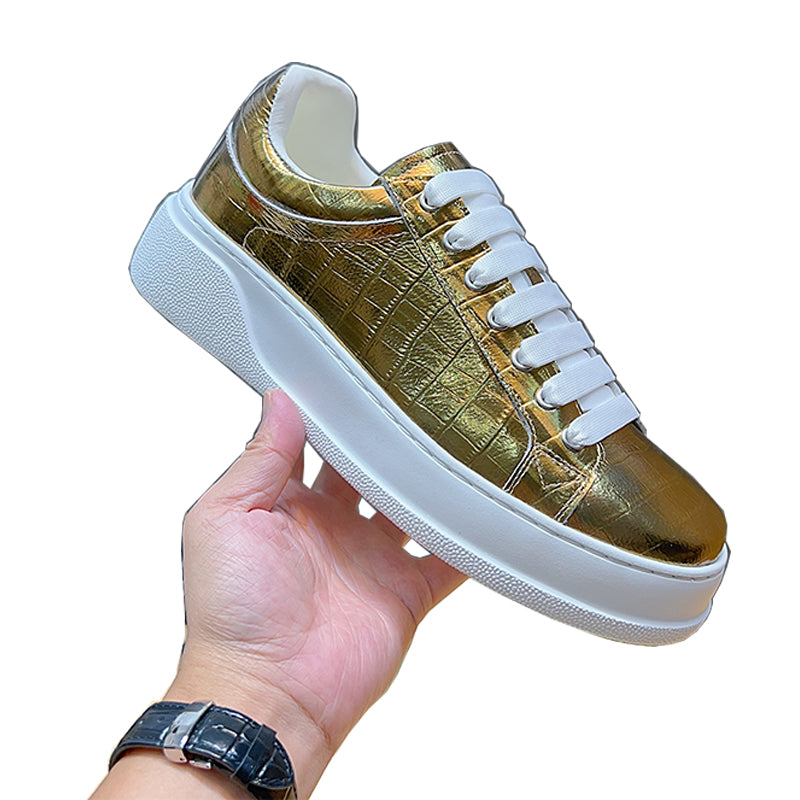 Vault Low-Top – Croc Green