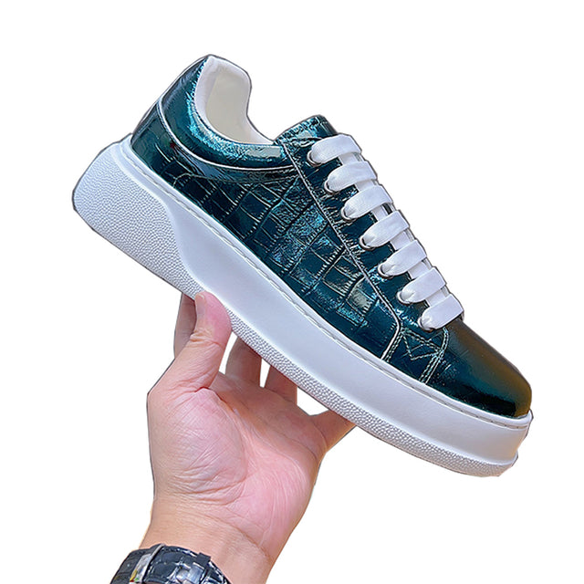 Vault Low-Top – Croc Green