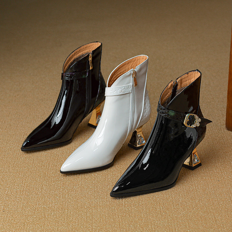 Ostranuxe Luxe Crocodile Booties