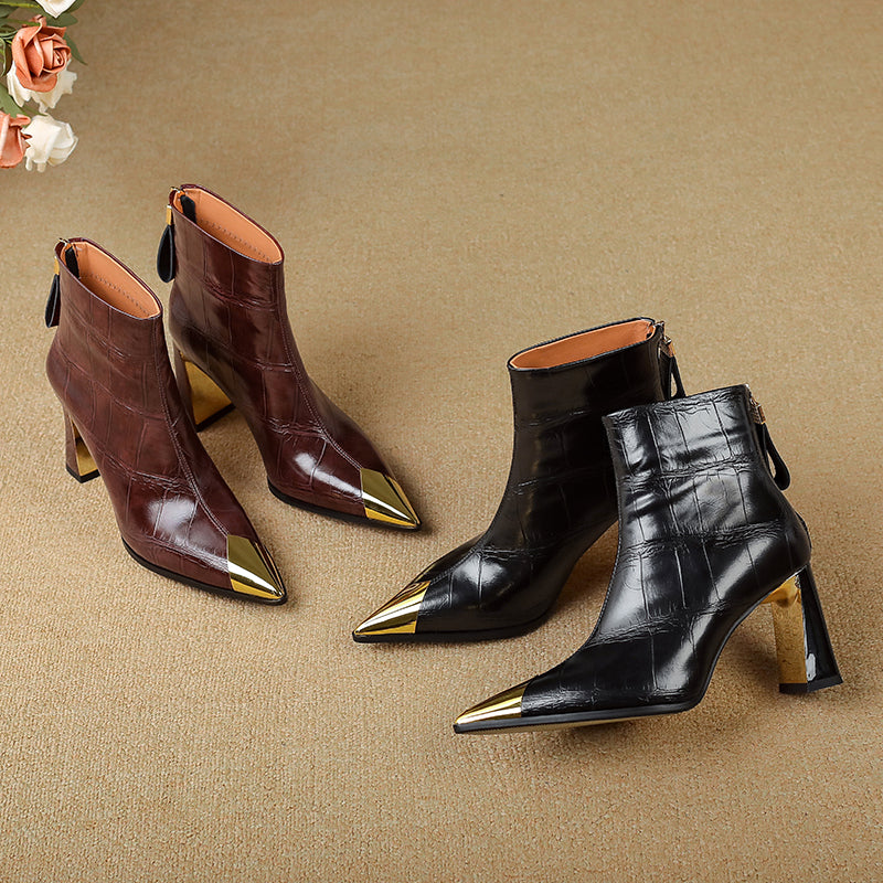 Auburnyx Couture Pointed Toe Event Boots