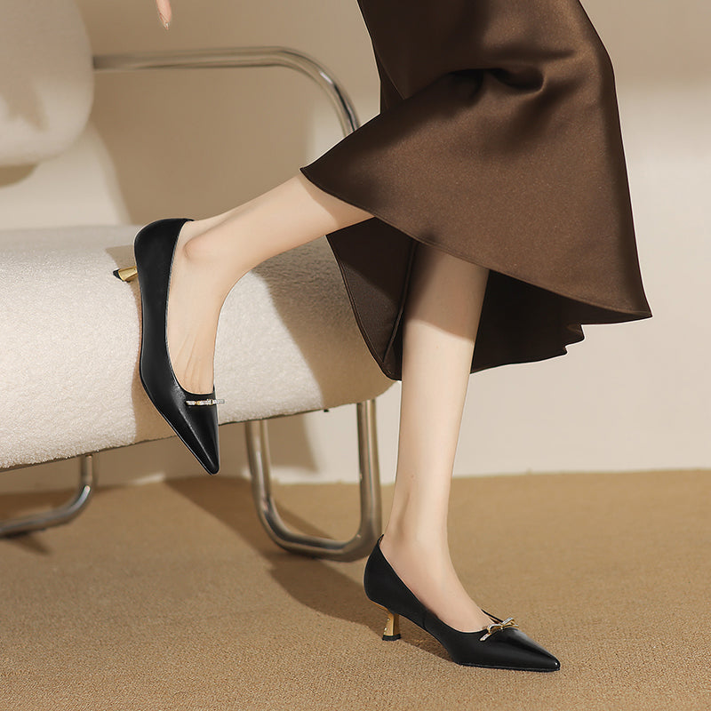 Serpatura Slip-On Glam Heels