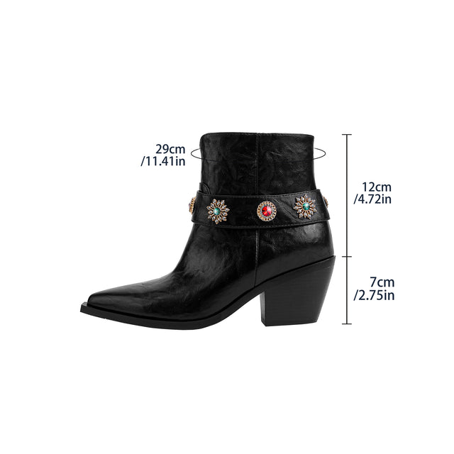 Veltique Ankle Slip Boots
