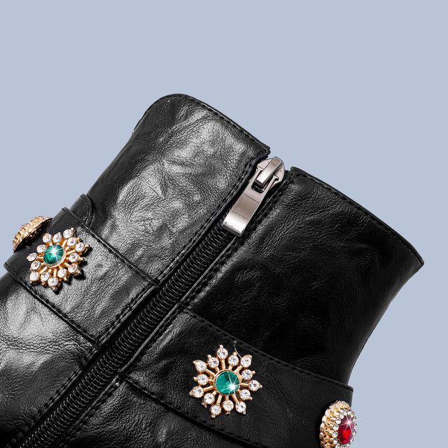 Veltique Ankle Slip Boots