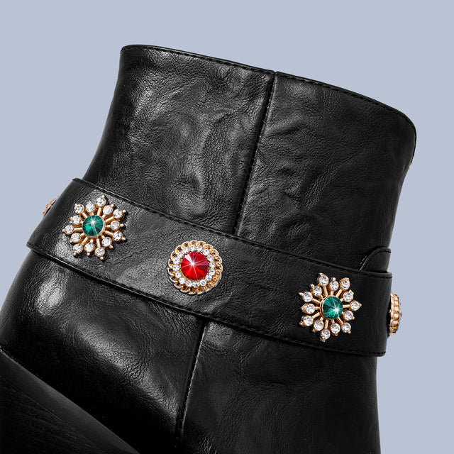 Veltique Ankle Slip Boots