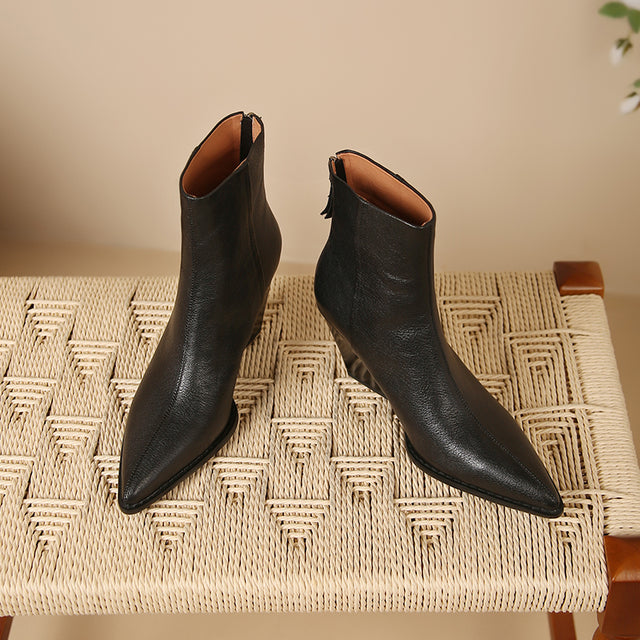 Ebonique Timeless Ankle Booties
