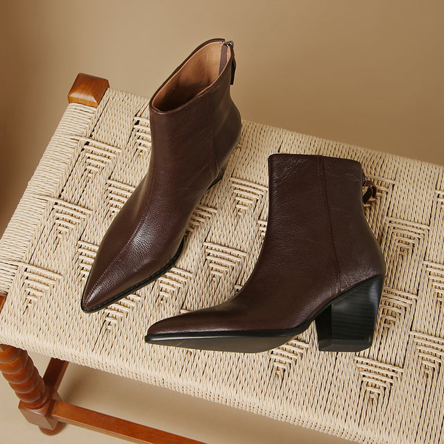 Ebonique Timeless Ankle Booties