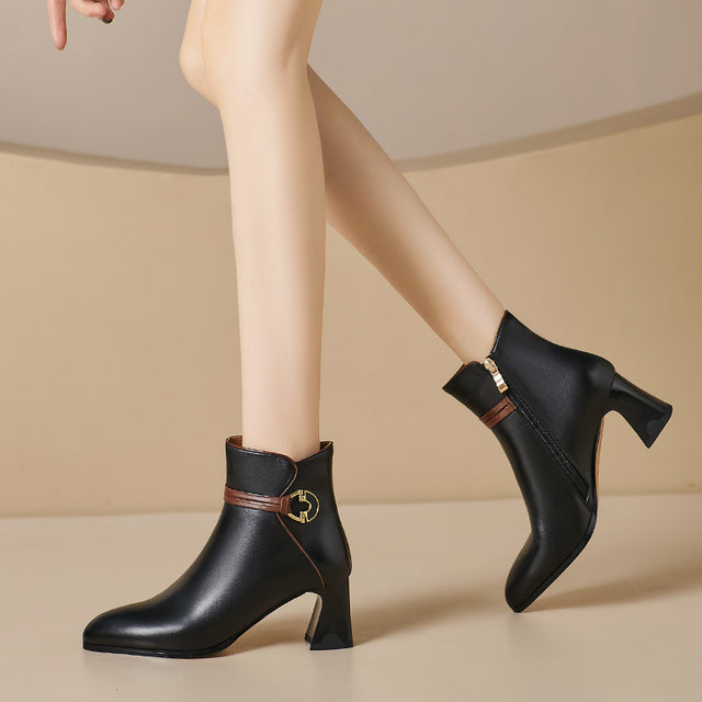 Veltique Croc Ankle Elegance