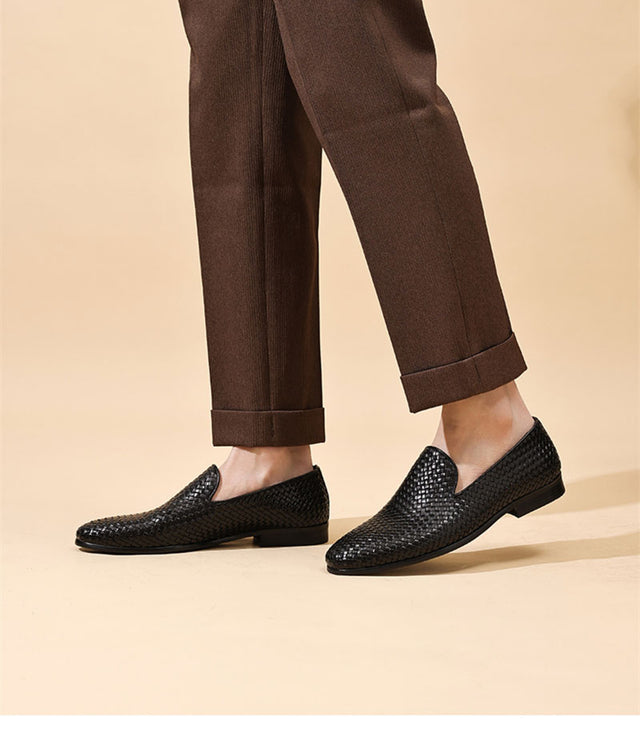Noirelle Croco Luxe Lace-Ups