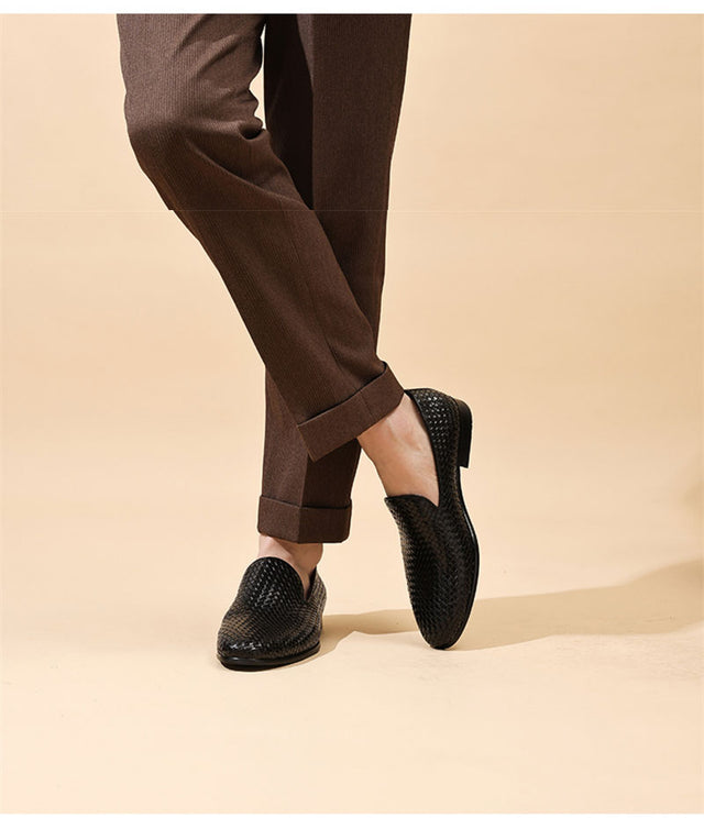Noirelle Croco Luxe Lace-Ups