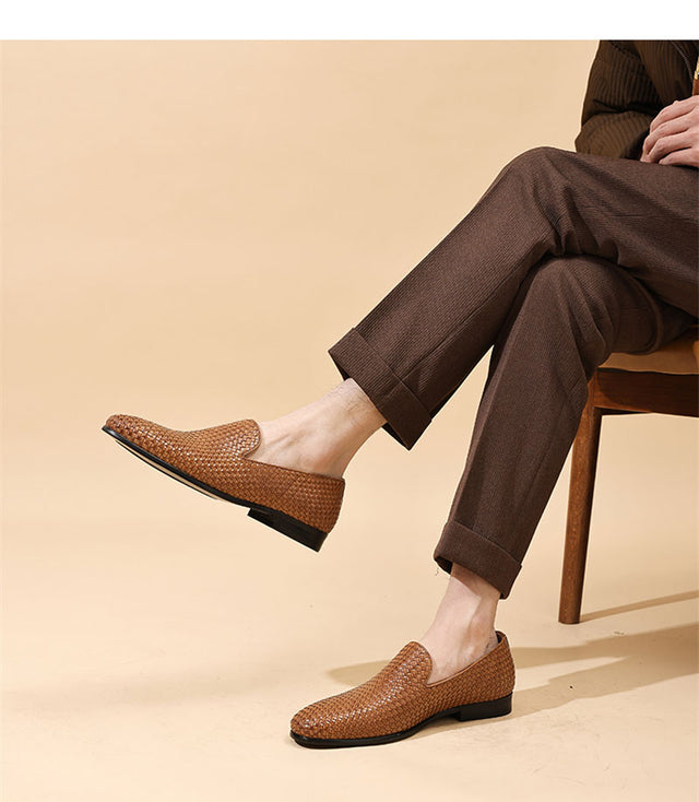 Noirelle Croco Luxe Lace-Ups