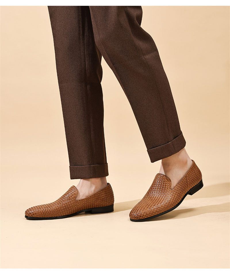Noirelle Croco Luxe Lace-Ups