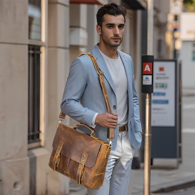 Opulessa Office Croco Satchel