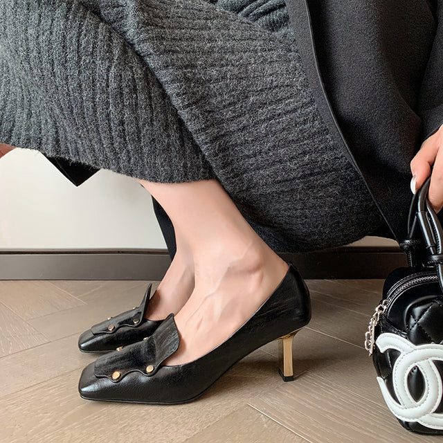 Veltique Business Slip Heels