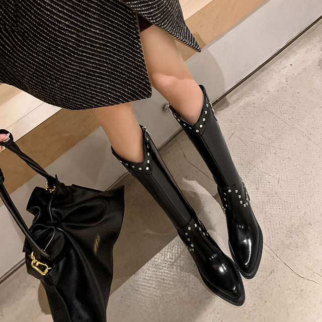 Veltique Luxe Tall Slip-Ons