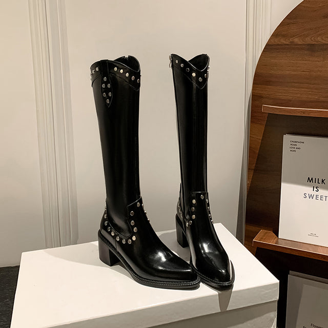 Veltique Luxe Tall Slip-Ons