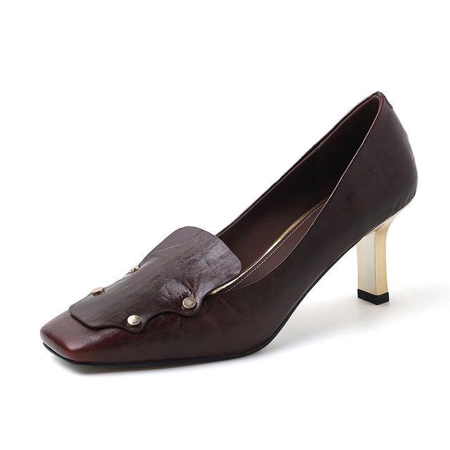 Veltique Business Slip Heels
