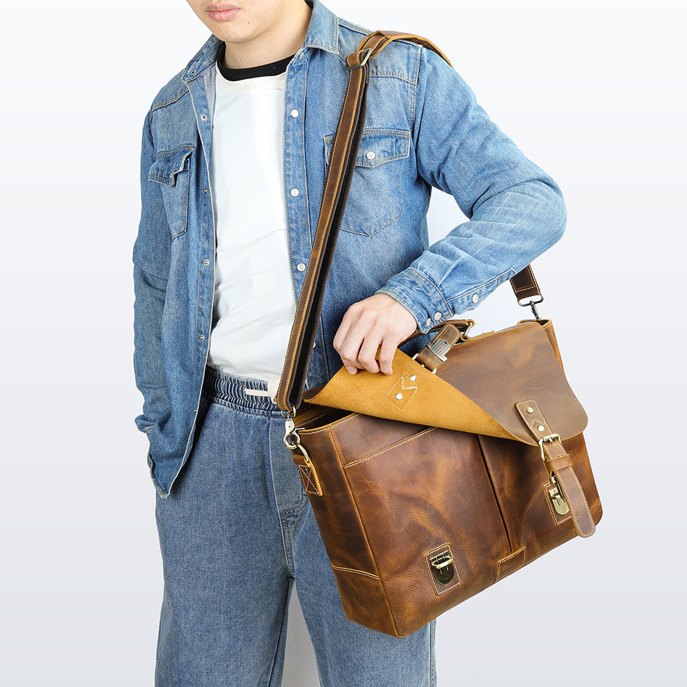 Opulessa Office Croco Satchel