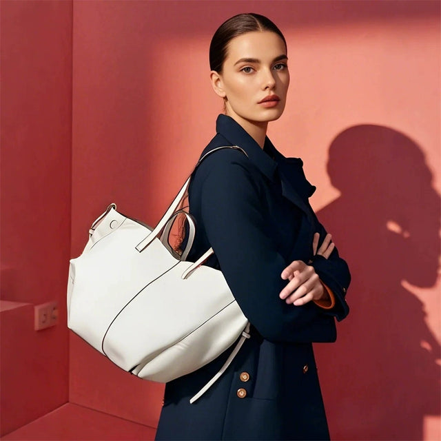 Veltique Leather Shoulder Bag