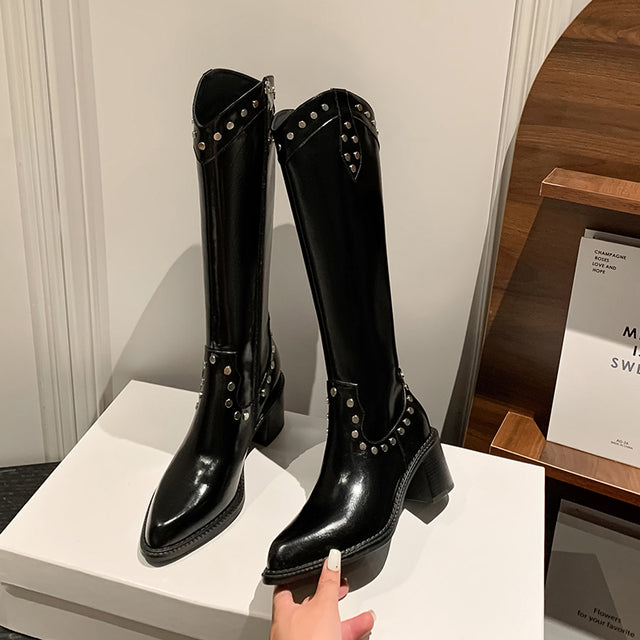 Veltique Luxe Tall Slip-Ons