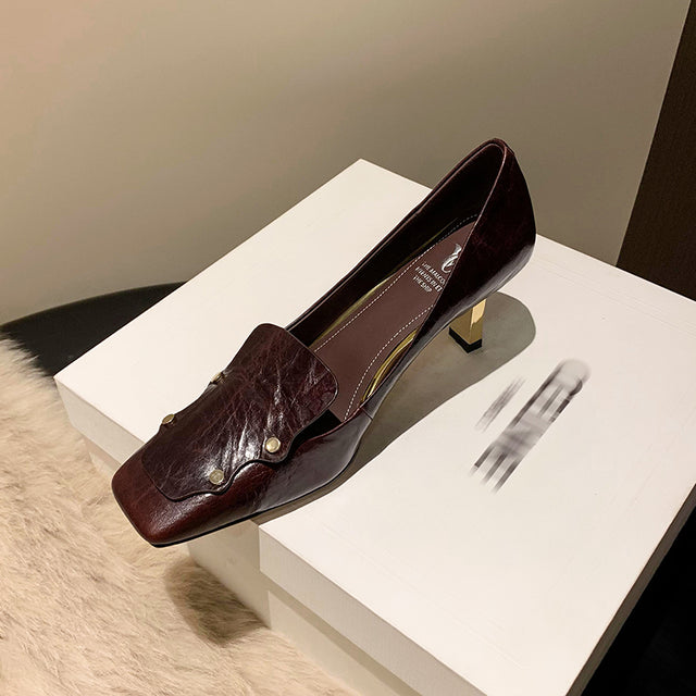 Veltique Business Slip Heels