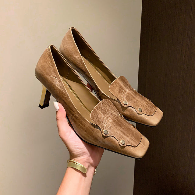 Veltique Business Slip Heels