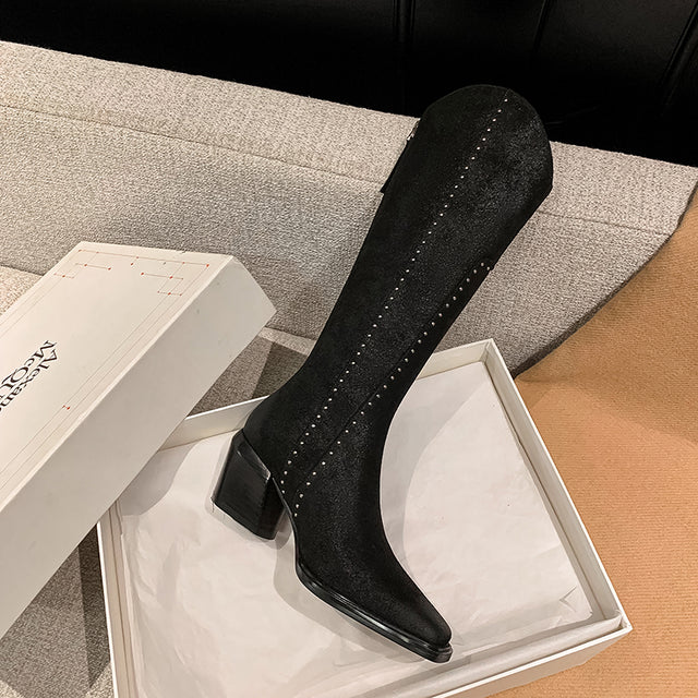 Veltique Heritage High-Rise Boots