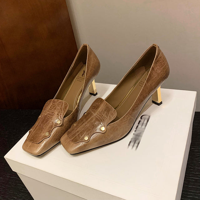 Veltique Business Slip Heels