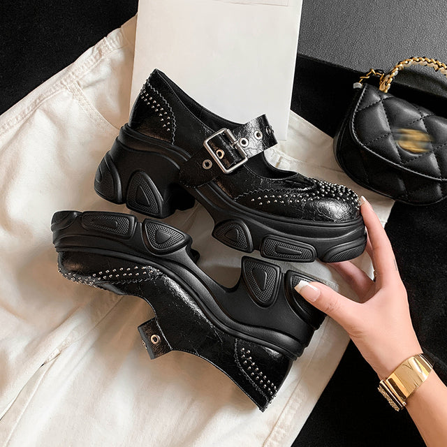 Veltique Luxalon Slip-On Heels