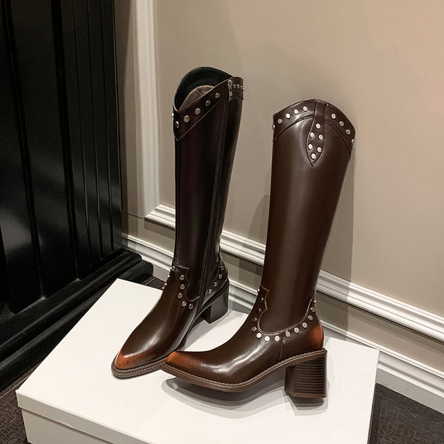 Veltique Luxe Tall Slip-Ons