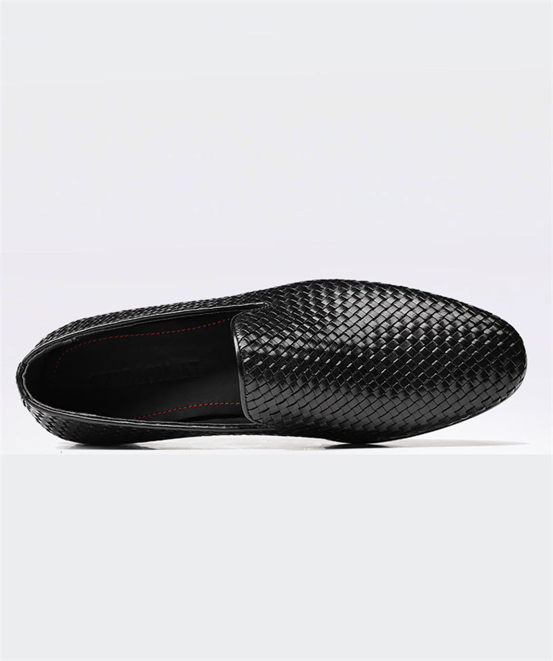 Noirelle Croco Luxe Lace-Ups
