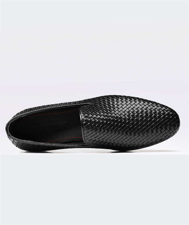 Noirelle Croco Luxe Lace-Ups