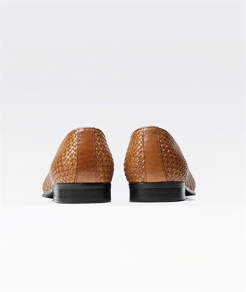 Noirelle Croco Luxe Lace-Ups