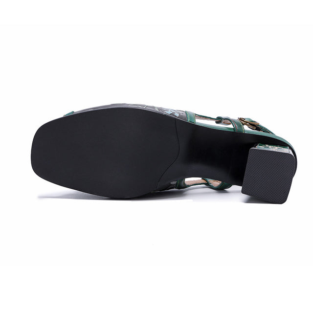 Diamoré Chic Buckled Heels