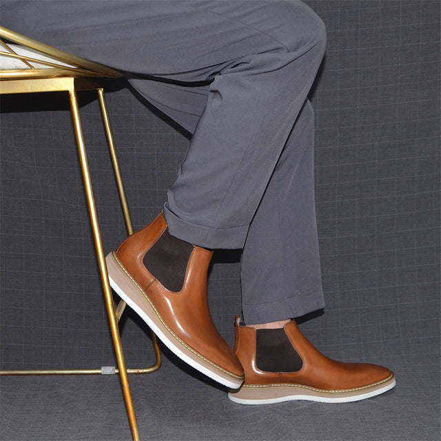 Veltique Elegant Slip-On Boots