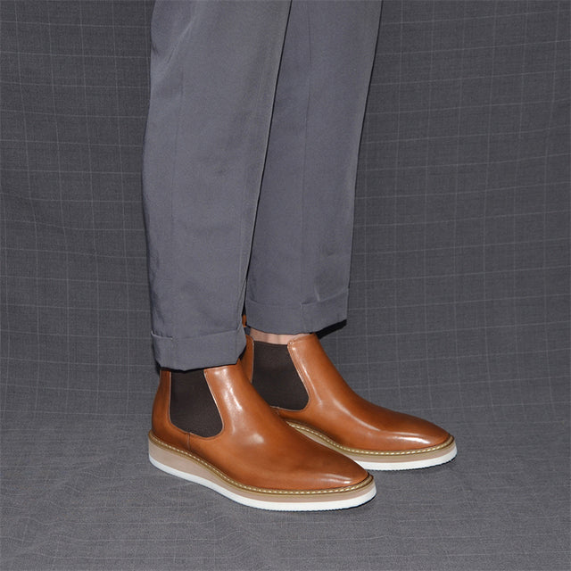 Veltique Elegant Slip-On Boots