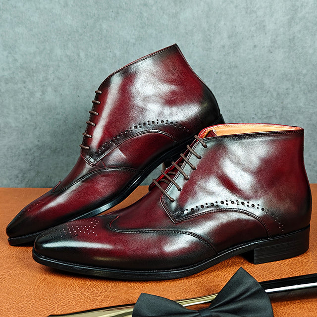 Serpatura Lace-Up Dress Boots