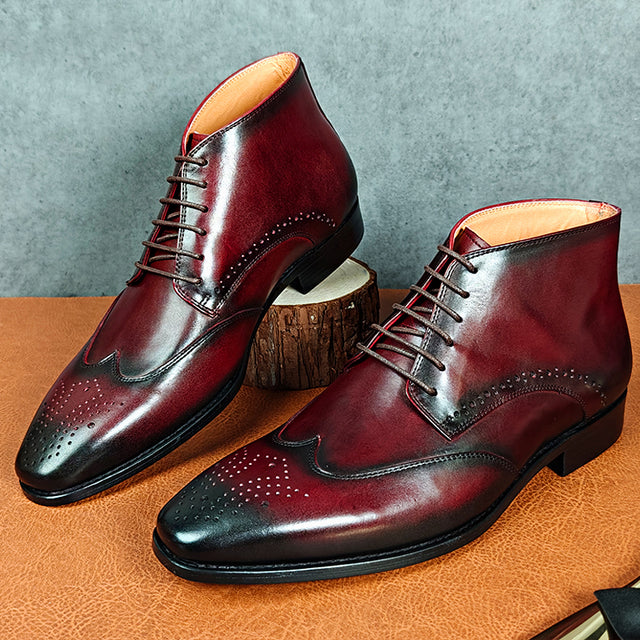 Serpatura Lace-Up Dress Boots