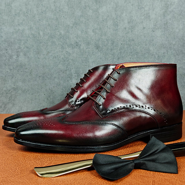 Serpatura Lace-Up Dress Boots