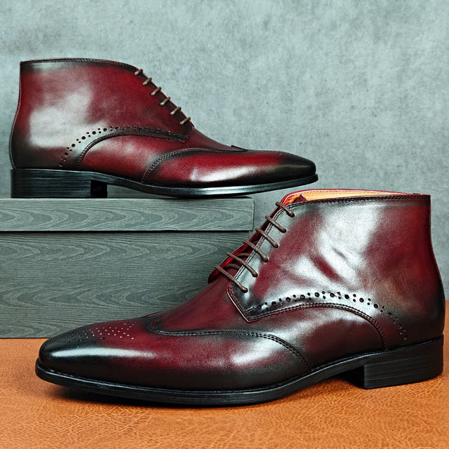 Serpatura Lace-Up Dress Boots