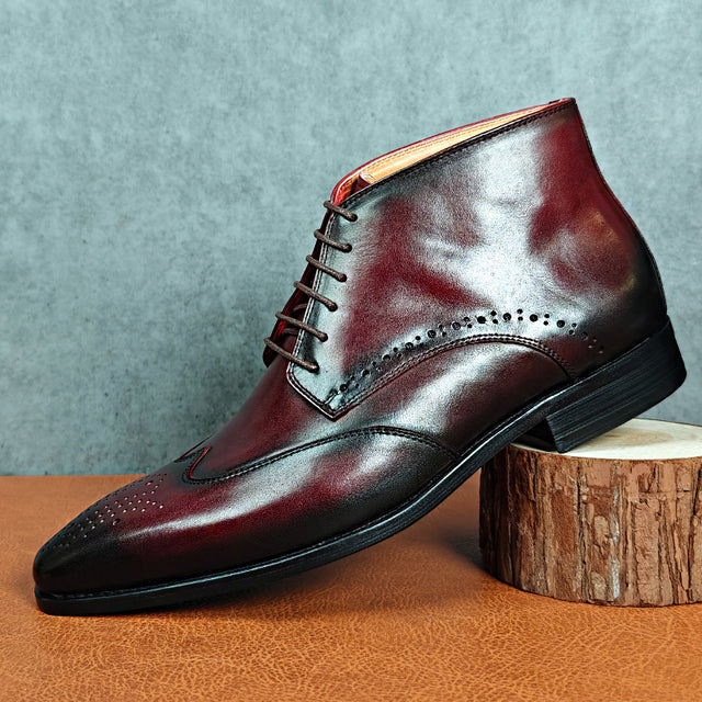 Serpatura Lace-Up Dress Boots