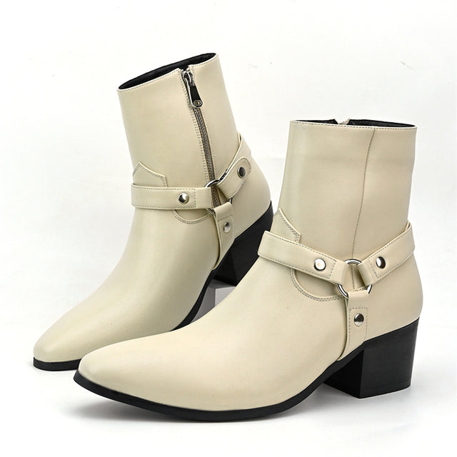 Ostranuxe Croco Pattern Boots