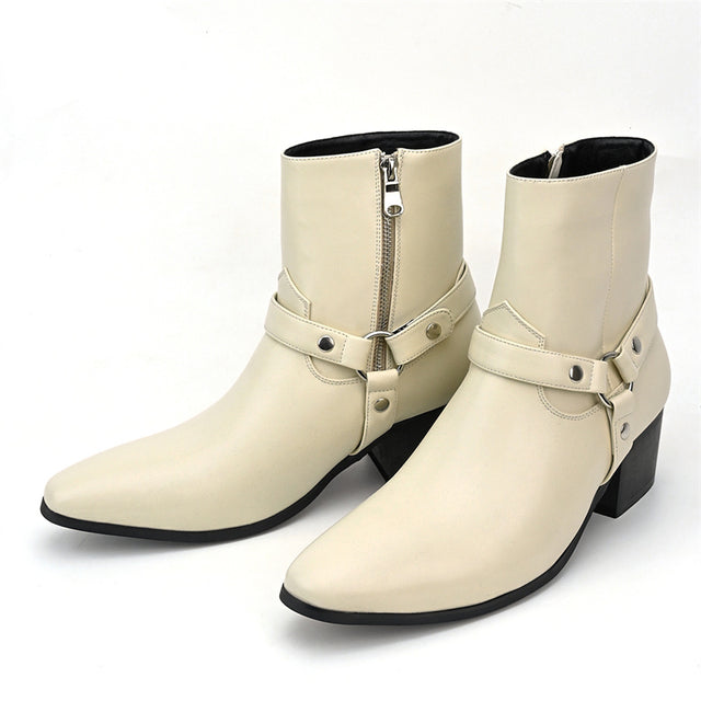 Ostranuxe Croco Pattern Boots