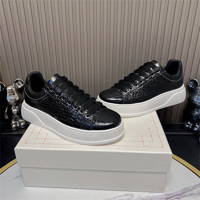 Vault Low-Top – Black Croc