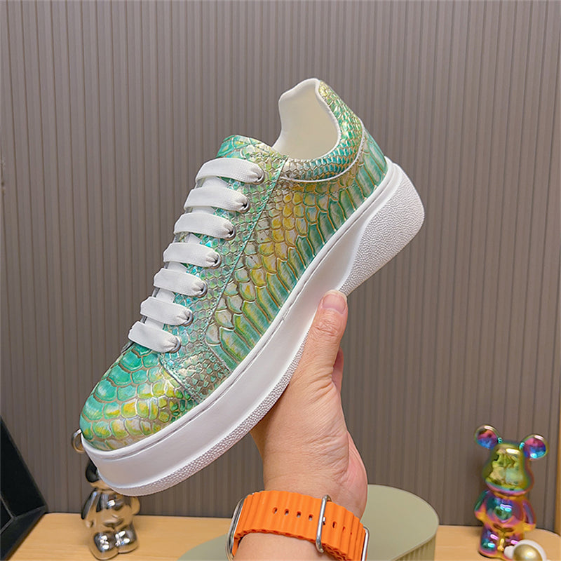 Vault Low-Top – Croc Green