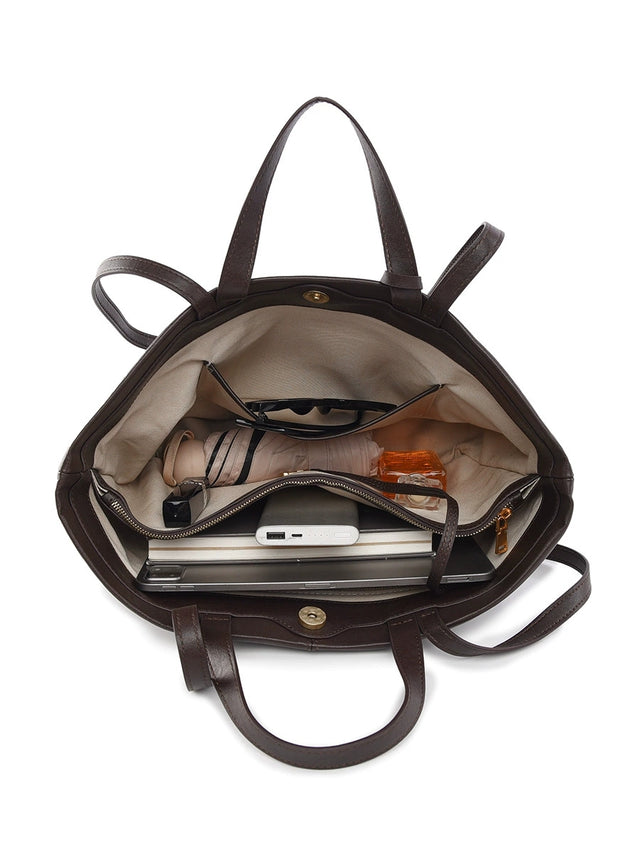 Veltique Leather Shoulder Bag