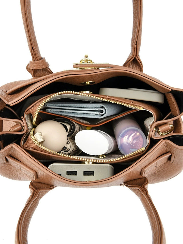 Veltique Leather Shoulder Bag