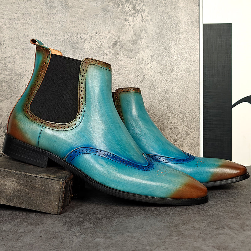 Serpatura Slip On Dress Boots
