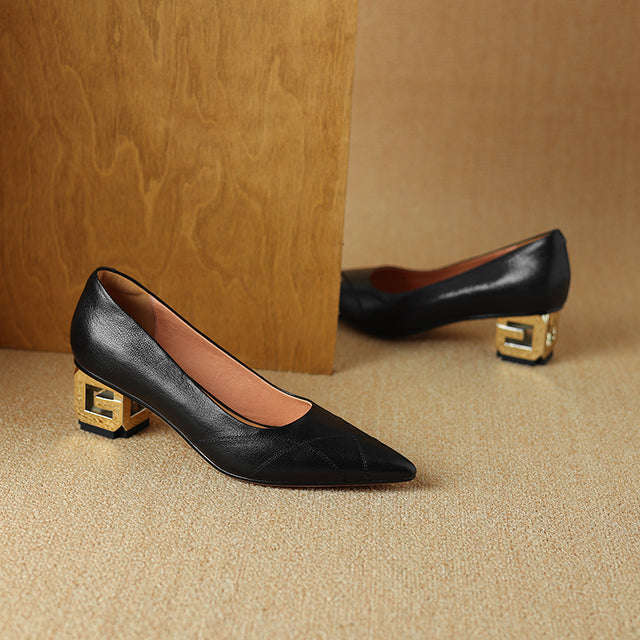 Luxalon Croc-Pattern Stilettos