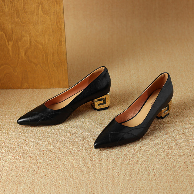 Luxalon Croc-Pattern Stilettos