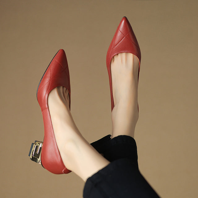 Luxalon Croc-Pattern Stilettos